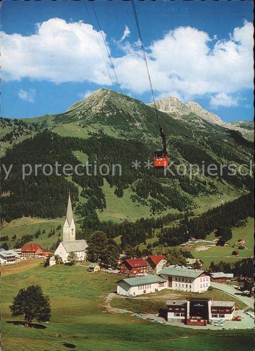 Seilbahn Walmendingerhorn Mittelberg Kleinwalsertal