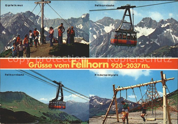 Seilbahn Fellhorn Oberstdorf Gipfelkreuz Kinders