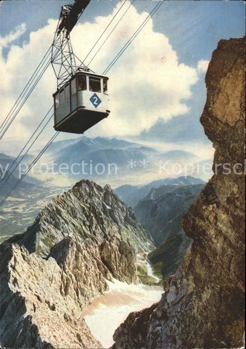 Seilbahn Bayerischer Zugspitzbahn Waxensteine Hoellental