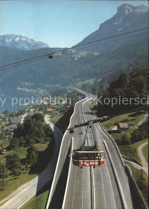 Seilbahn Beckenried-Klewenalp Nationalstrasse Basel-Chiasso