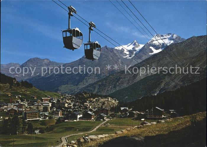 Seilbahn Spielboden Saas-Fee Wallis Fletschhorn Lagginhorn