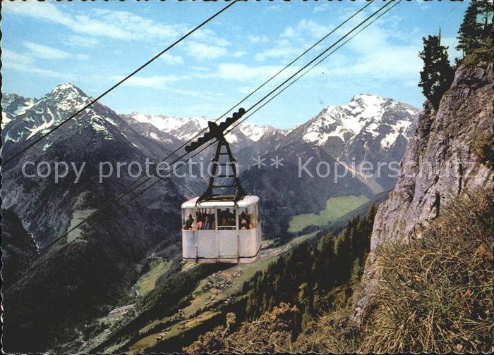 Seilbahn Penken Mayrhofen Zillertal Trisrner Zemmgrund Gruenberg