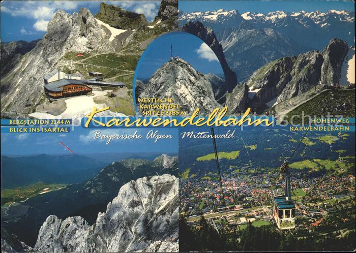 Seilbahn Karwendel Mittenwald Bayerische Alpen Bergstation