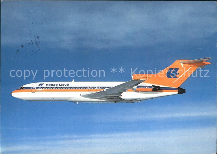 Flugzeuge Zivil Hapag-Lloyd Boeing-Jet 727
