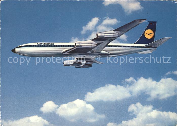Lufthansa Boeing 707 Intercontinental Jet