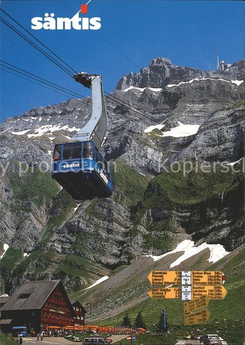 Seilbahn Saentis Berghotel Schwaegalp