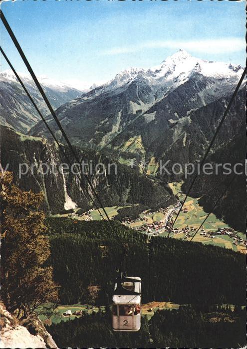 Seilbahn Penkenbahn Mayrhofen Ahornspitze Zillertal Tirol