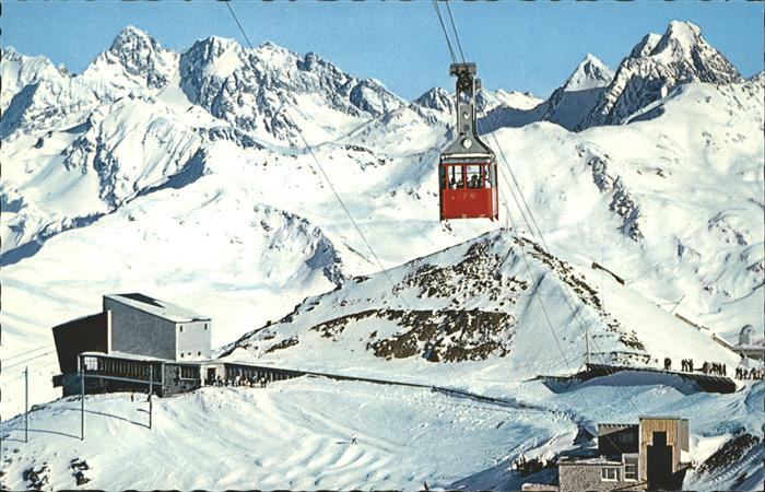Seilbahn Weissfluhjoch-Weissfluhgipfel Bergstation Davos