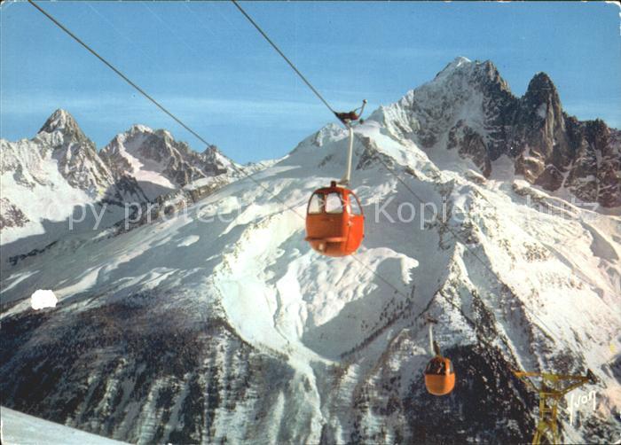 Seilbahn Index Super-Chamonix Chardonnet Aiguille d Argentieres