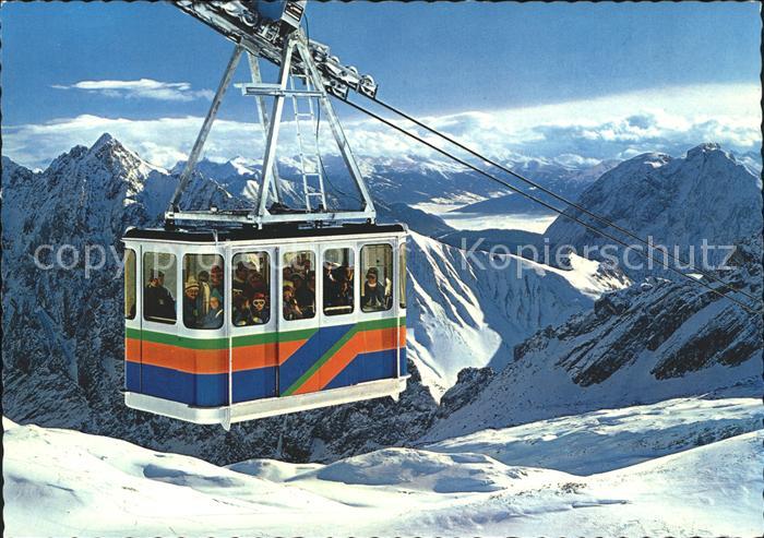 Seilbahn Zugspitze Zugspitzplatt Hochwanner Hohe Munde