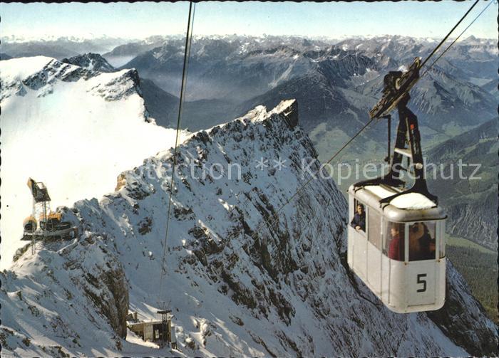 Seilbahn Zugspitzbahn Tirol Zugspitzplatt Schneeferner Alpen