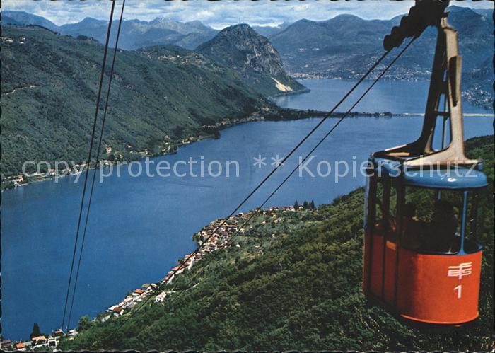 Seilbahn Serpiano Lago di Lugano San Salvatore