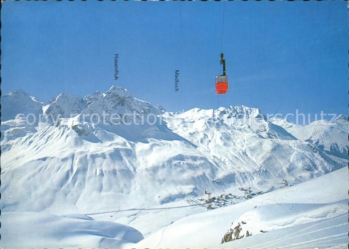 Seilbahn Trittkopf Hasenfluh Madloch Zuers am Arlberg