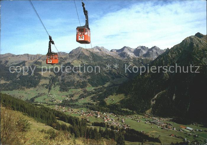 Seilbahn Walmendingerhorn Hammerspitze Schafalpkoepfen