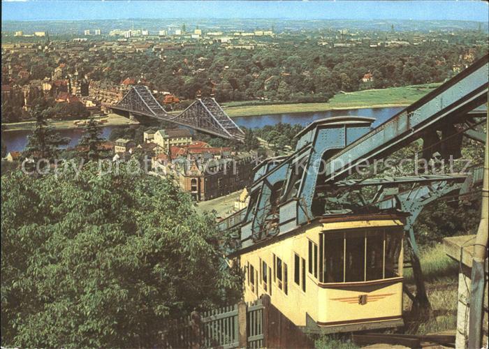 Zahnradbahn Dresden Loschwitzer Brücke Blaues Wunde