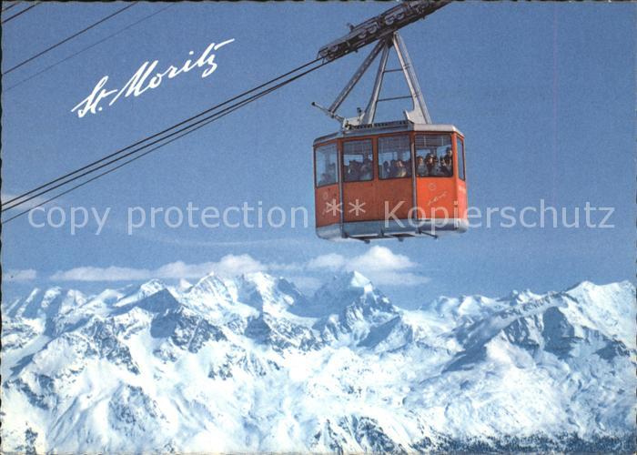 Seilbahn Corviglia-Piz Nair St. Moritz Berninagruppe