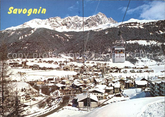 Seilbahn Savognin Julierpass Piz Mitgel