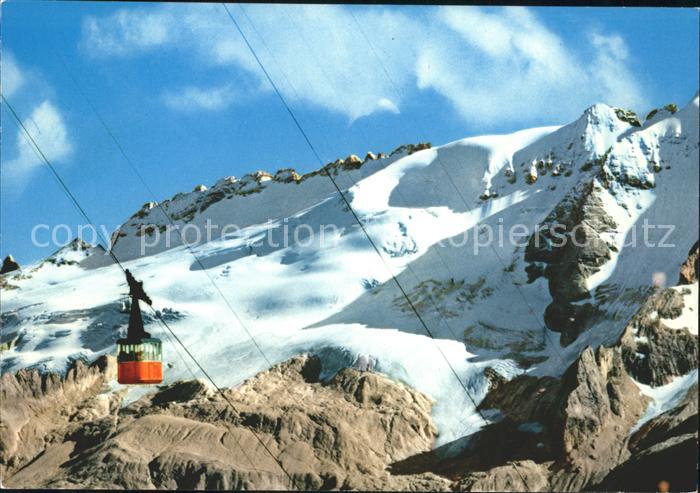 Seilbahn Sass Pordoi Dolomiti Marmolada