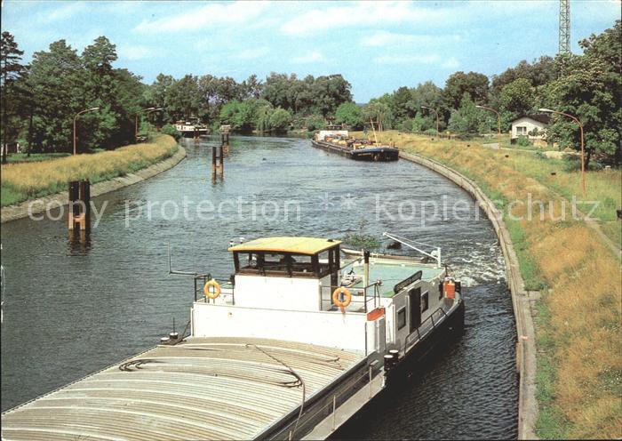 Schiffe Ships Navires Frachter Rathenow Havelkanal