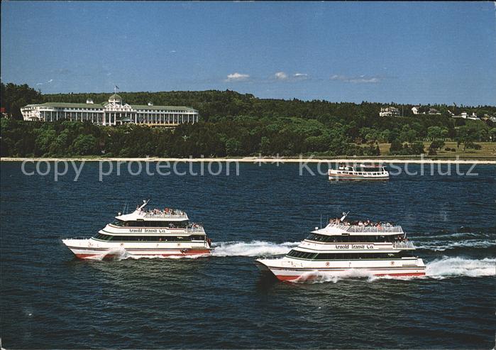 Faehre Ferry Bac Traghetto-- Arnold Transit Co Mackinac Island