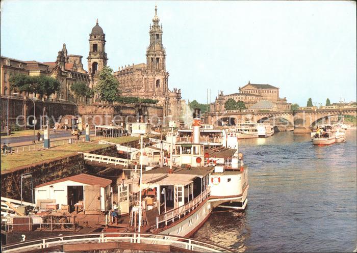 Hafenanlagen Dampferanlegestelle Brühlschen Terrasse