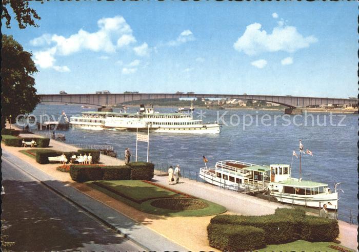 Dampfer Seitenrad Bonn Rheinpartie