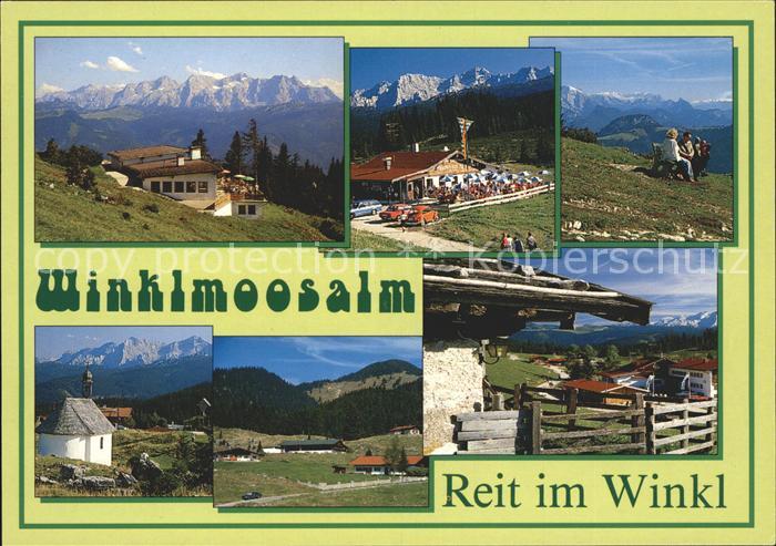 Reit Winkl Winklmoosalm Bergstation Duerrnbachhorn
