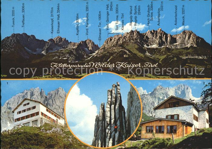 Wilder Kaiser Gruttenhuette Gaudeamushuette