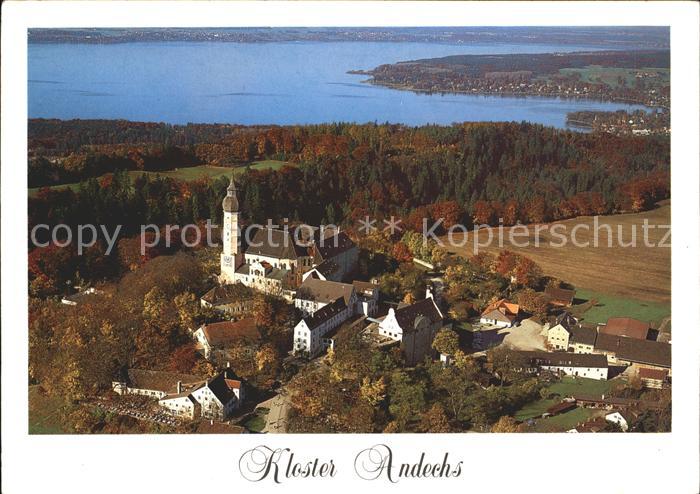Kloster Andechs Ammersee Fliegeraufnahme