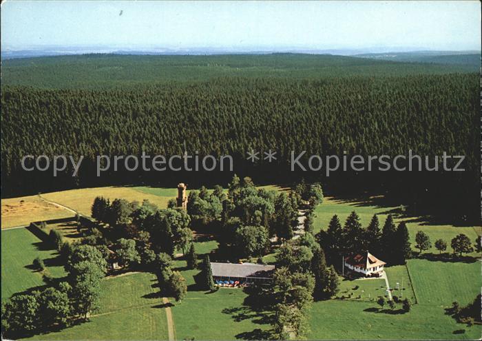 FREUDENSTADT BW Cafe am Friedrichsturm Fliegeraufnahme