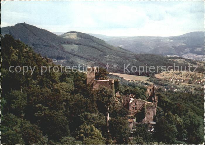 BADEN-BADEN BW Altes Schloss Fliegeraufnahme