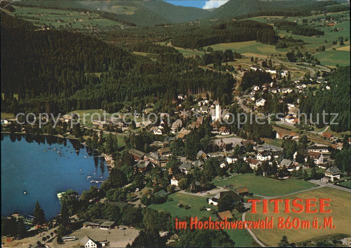 TITISEE Schwarzwald BW Fliegeraufnahme