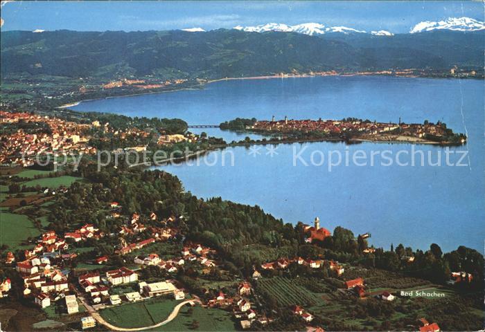 Lindau Bodensee Bad Schachen Fliegeraufnahme