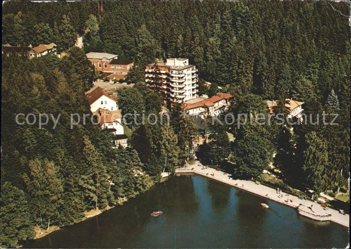 Bad Sachsa Harz Schmelzteich Parkhotel Fliegeraufnahme