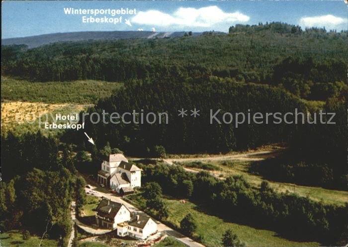 Deuselbach Hotel Zum Erbeskopf Fliegeraufnahme