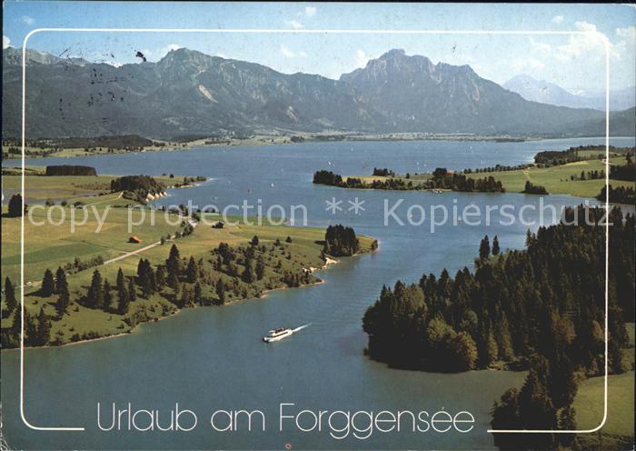 Forggensee Schwangau Tegelberg Saeuling Fliegeraufnahme
