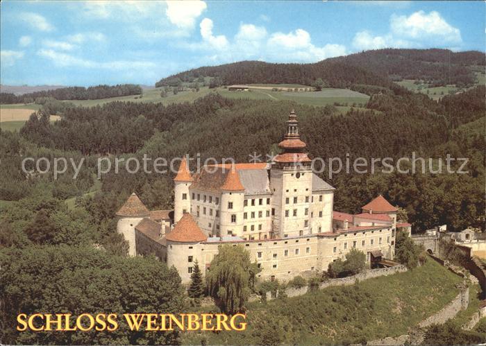 Weinberg Muehlviertel Schloss Weinberg Fliegeraufnahme