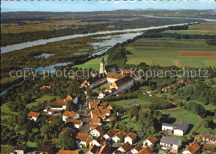 Reichersberg Inn Augustiner Chorherrnstift Fliegeraufnahme