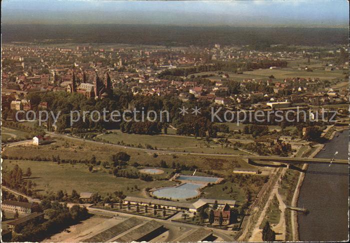 Speyer Rhein Fliegeraufnahme