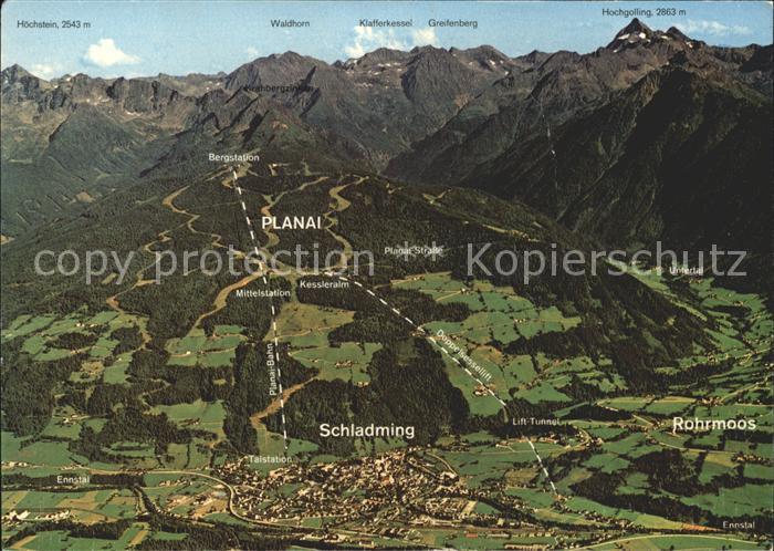 Schladming Obersteiermark Rohrmoos Dachstein-Tauernregion Fliegeraufnahme