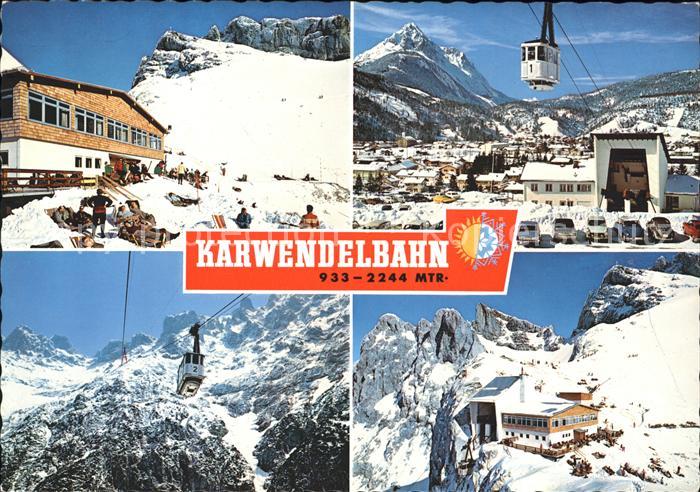 Karwendelbahn Berggaststaette Karwendelspitze Talstation Mittenwald