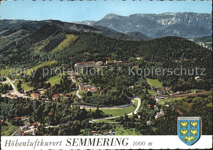 Semmering Niederoesterreich Fliegeraufnahme