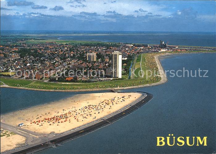Buesum Nordseebad Fliegeraufnahme