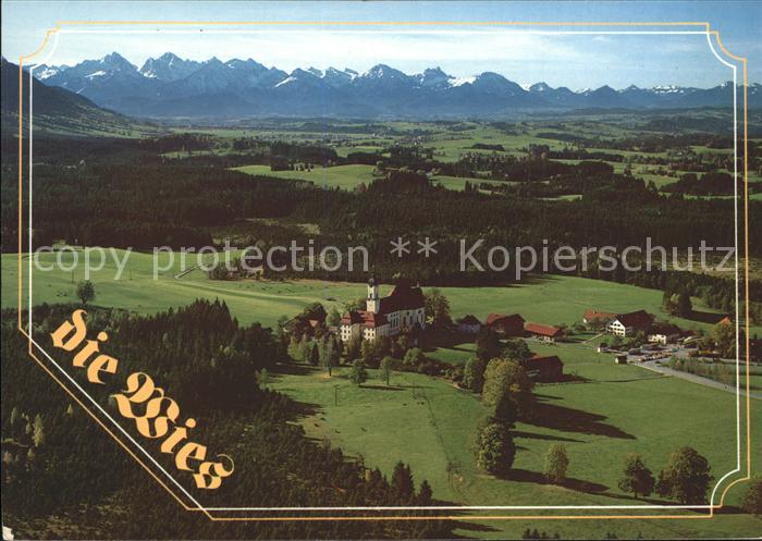 Wies Steingaden Wieskirche Tiroler- und Allgaeuer Hochgebirge