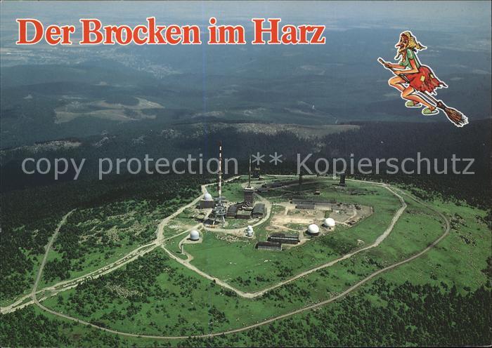 Brocken Harz Fliegeraufnahme