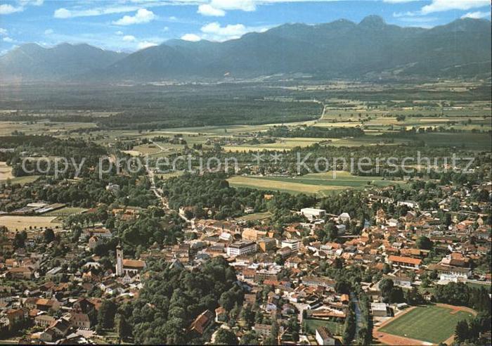 Bad Aibling Wendelstein Fliegeraufnahme