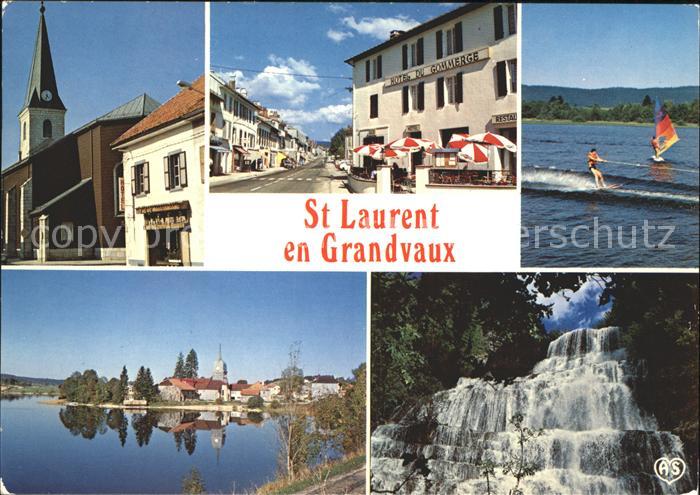 Saint-Laurent-en-Grandvaux Eglise Ski nautique Hotel du Gommerge C