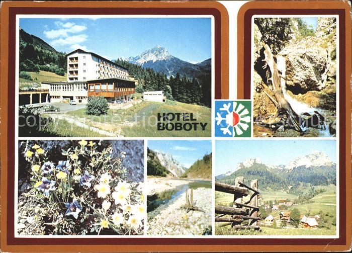 Terchova Hotel Boboty Kleine Fatra Enzian Wasserfall