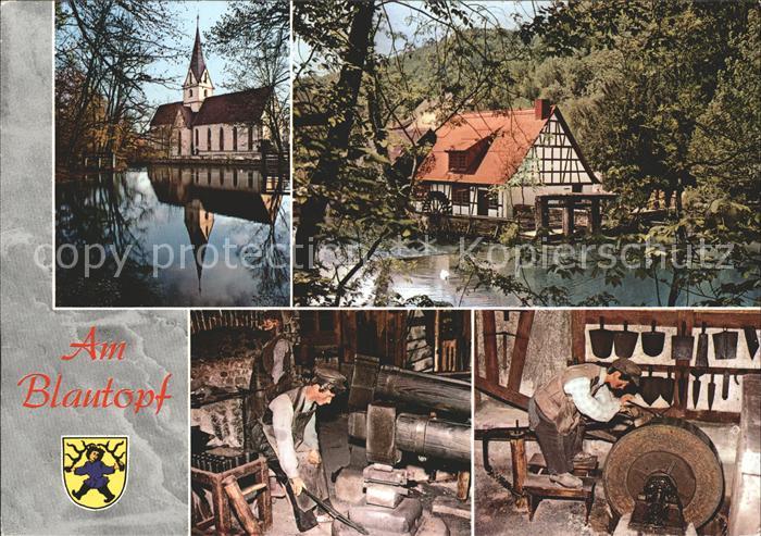 Blaubeuren Schwaebische Alb Blautopf Hammerschmiede