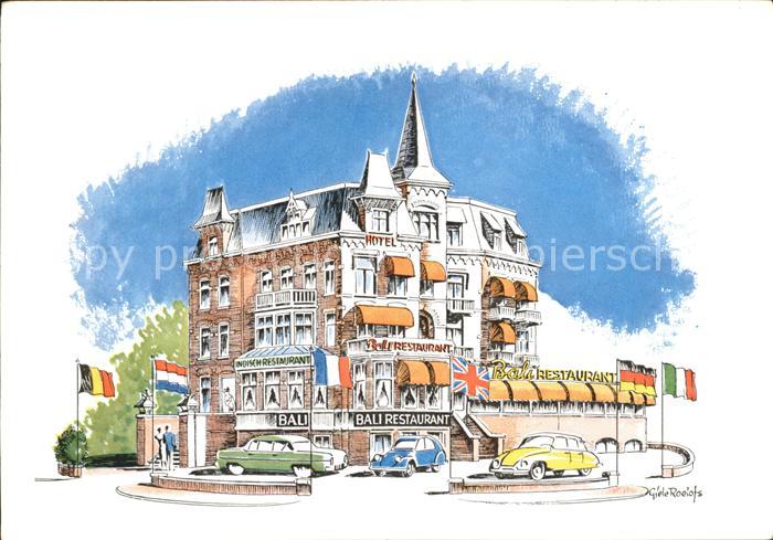 Scheveningen Bali Restaurant Kuenstlerkarte Giele Roelofs